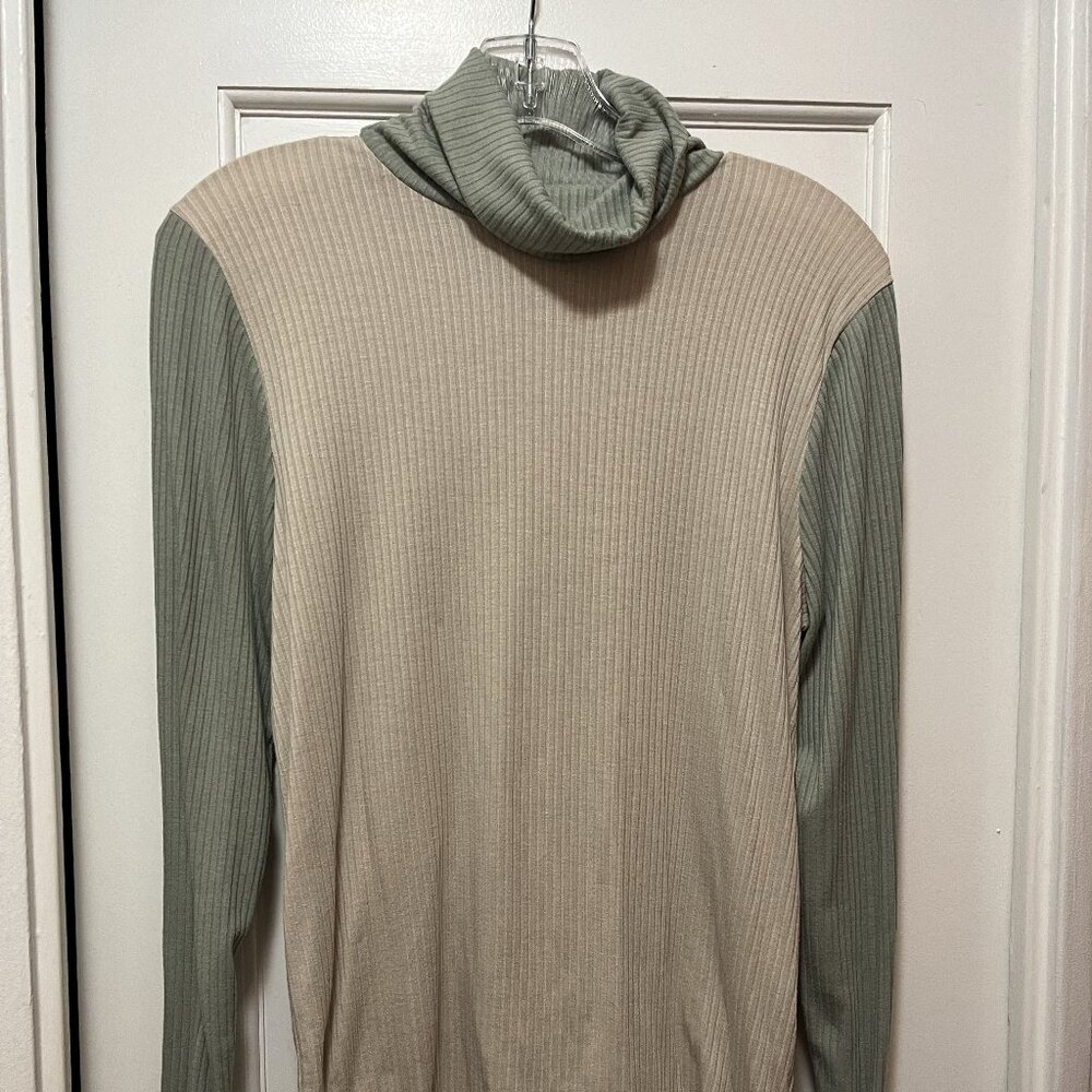 Madewell Colorblock Turtleneck | Large